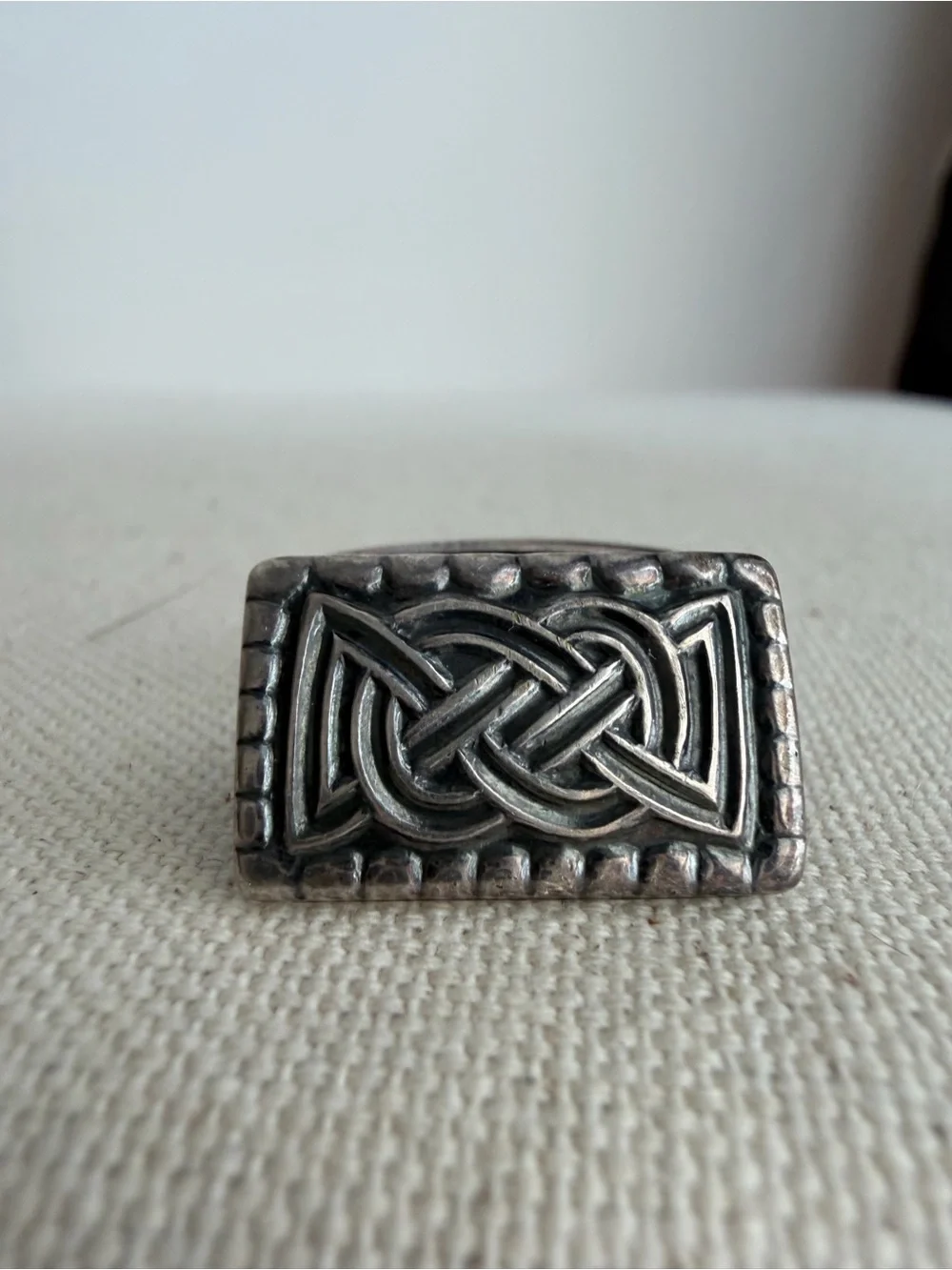 David Andersen Norway 925 Sterling Silver Oseberg Viking Knot Cufflinks